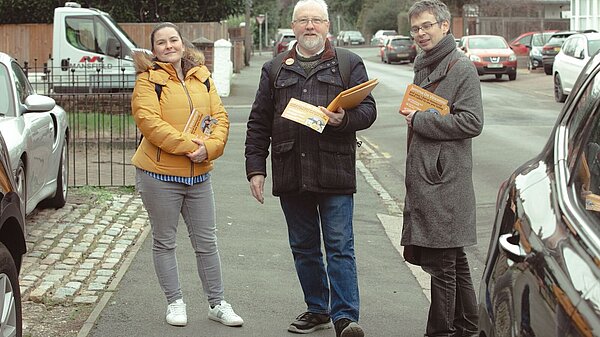 Jemma Greg and Steve K Canvassing